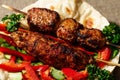 Shish kofte kebab