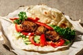 Shish kofte kebab