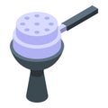 Shisha stem icon isometric vector. Hookah accessories Royalty Free Stock Photo