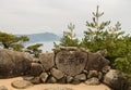 Shishiiwa Observatory on Mount Misen in Miyajima, Japan Royalty Free Stock Photo