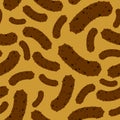 Shit pattern seamless. Turd background. poop texture. Vector illustration Royalty Free Stock Photo