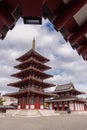 Shitennoji oldest Buddhist Temple in Japan founded in 593 by the prince Shotoku Taishi in Osaka