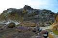 Shitiping Coastal spot featuring a natural staircase of eroded stone located at Hualien,