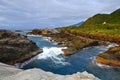 Shitiping Coastal spot featuring a natural staircase of eroded stone located at Hualien,