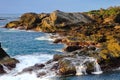 Shitiping Coastal spot featuring a natural staircase of eroded stone located at Hualien,