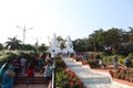 Shiv-Parvati Statue at Kailash Giri Royalty Free Stock Photo