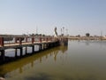 Shiv Statue at Talab, Pratapgarh Royalty Free Stock Photo