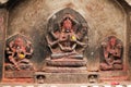 Shiva Figure in Pashupatinath Royalty Free Stock Photo