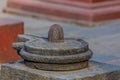 Shiva lingam sacred shire in India and hidu religion