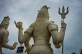 Shiva Parvathi statues on Kailasagiri hill , India Royalty Free Stock Photo