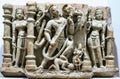 Shiva Sculpture Andhakasur Killing India Royalty Free Stock Photo