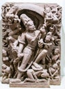Shiva Sculpture Gajasur Killing India Royalty Free Stock Photo