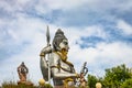 Shiva statue  at murdeshwar temple close up shots from unique angle Royalty Free Stock Photo