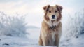 shiver dog cold Royalty Free Stock Photo