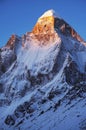 Shivling peak Royalty Free Stock Photo
