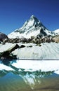 Shivling peak reflection