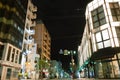 Night city street in Shizuoka, Japan