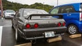 Shizuoka Japan September 8 2018 grey Nissan Skyline GT-R R32 in a parking lot Royalty Free Stock Photo