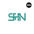 SHN Logo Letter Monogram Design Royalty Free Stock Photo