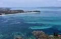 Shoal bay on a sunny day from Mount Tomaree Lookout Royalty Free Stock Photo