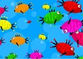 Shoal of fish Royalty Free Stock Photo