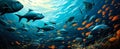 Shoal of Fish Underwater Wonder Royalty Free Stock Photo