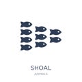 Shoal icon. Trendy flat vector Shoal icon on white background fr