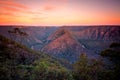 Shoalhaven river and mountain views Australia Royalty Free Stock Photo