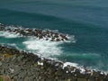 Shoals and rocks off the Puerto Rico Coast Royalty Free Stock Photo