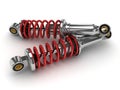 Shock absorber car Royalty Free Stock Photo