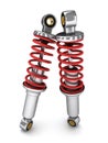 Shock absorber car Royalty Free Stock Photo