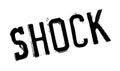 Shock rubber stamp Royalty Free Stock Photo