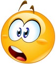 Shocked emoticon Royalty Free Stock Photo