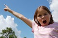 Shocked Girl Royalty Free Stock Photo