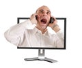 The shocked technical support