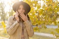 Shocked woman hearing bad news over phone, scared female amazed by negative message received talking on cell, frustrated Royalty Free Stock Photo