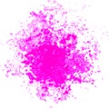 Shocking bright pink spot stain blot Royalty Free Stock Photo