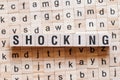 Shocking word concept Royalty Free Stock Photo