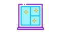 shockproof glass in window Icon Animation