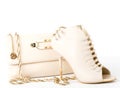 shoe and handbag Royalty Free Stock Photo