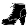 Shoe icon image Royalty Free Stock Photo