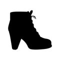 Shoe icon image Royalty Free Stock Photo