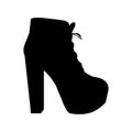 Shoe icon image Royalty Free Stock Photo