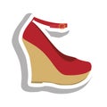 Shoe icon image Royalty Free Stock Photo