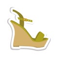 Shoe icon image Royalty Free Stock Photo