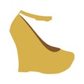 Shoe icon image Royalty Free Stock Photo