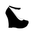Shoe icon image Royalty Free Stock Photo