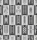 Shoe lacing schemes collection. Seamless pattern