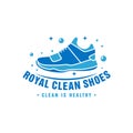 Shoe laundry logo design