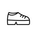 Shoe outline icon.